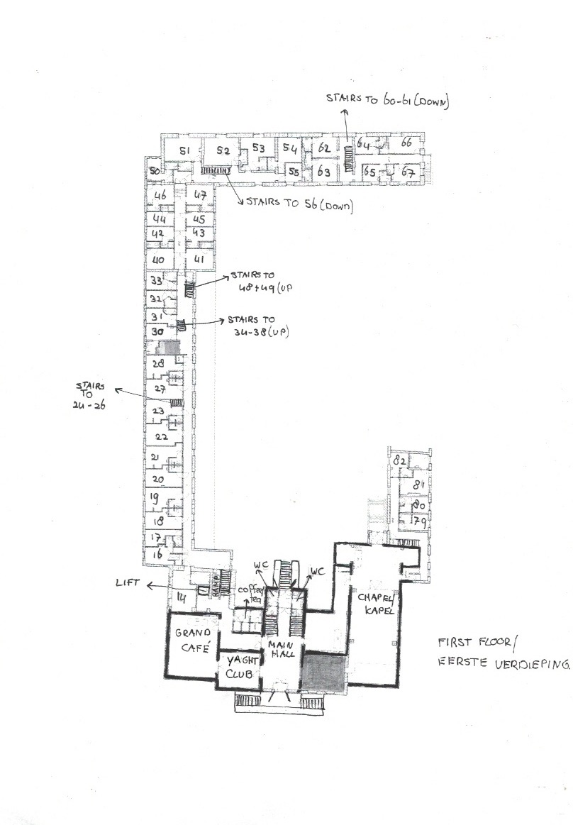 First floor map